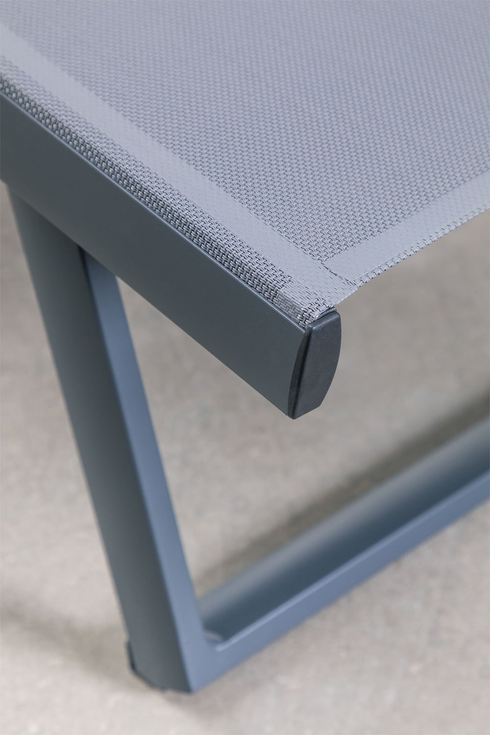 Tumbona reclinable en aluminio con cojín Dulem , imagen de galería 6