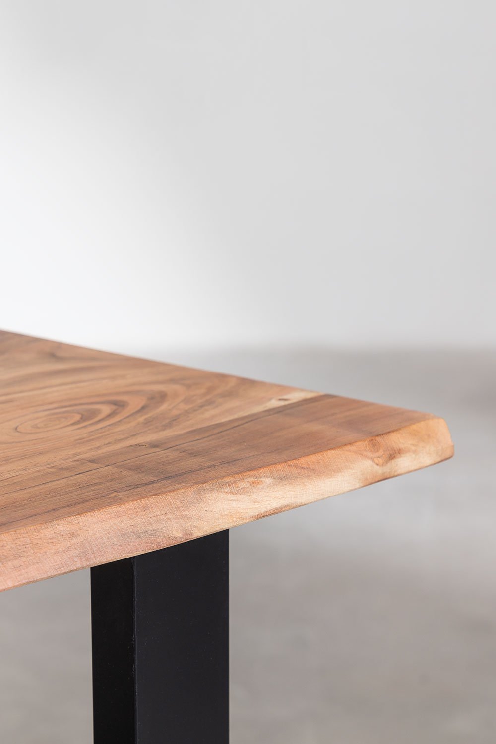 Mesa de comedor rectangular en madera de acacia Sami   , imagen de galería 4