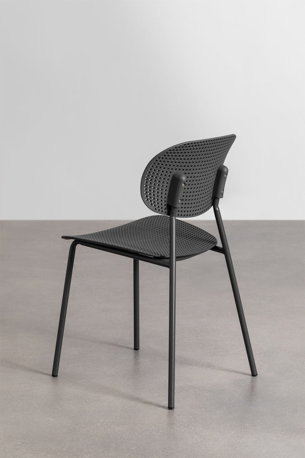Pack de 2 sillas de comedor en polipropileno y hierro Tupah, imagen de galer&iacute;a 5