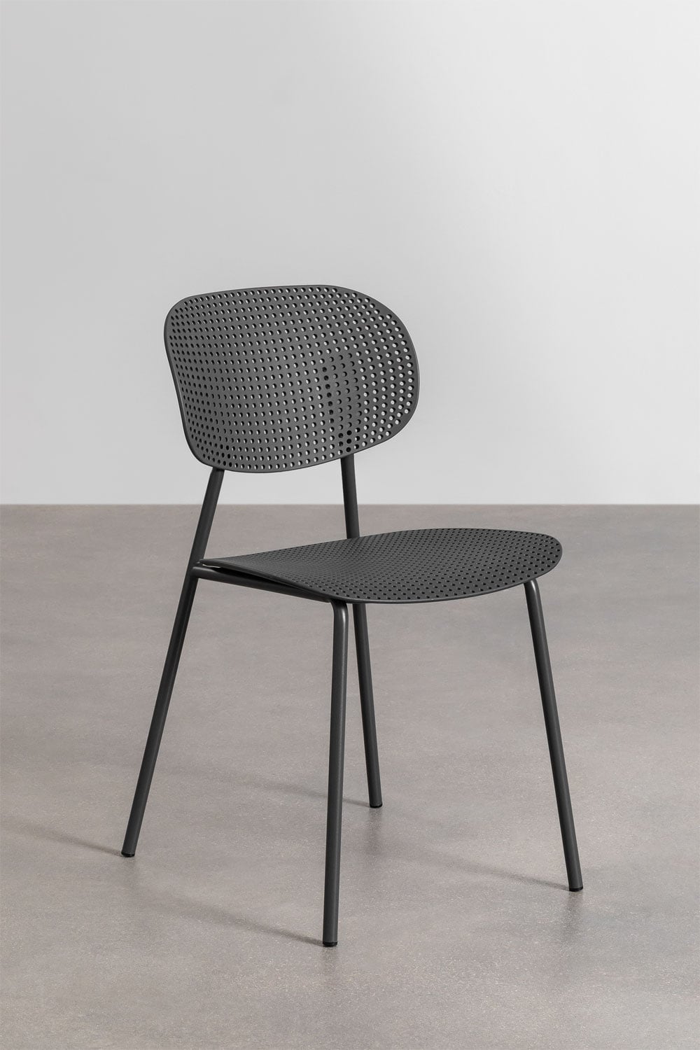 Pack de 2 sillas de comedor en polipropileno y hierro Tupah, imagen de galer&iacute;a 3