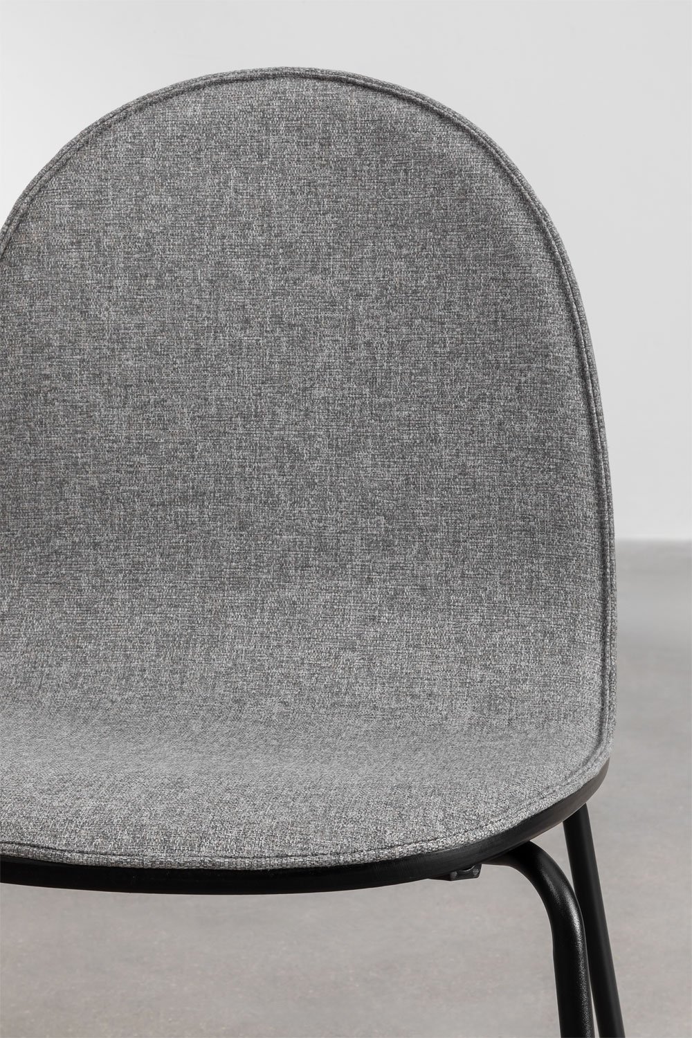 Silla de comedor en tela y acero Maeve, imagen de galer&iacute;a 6