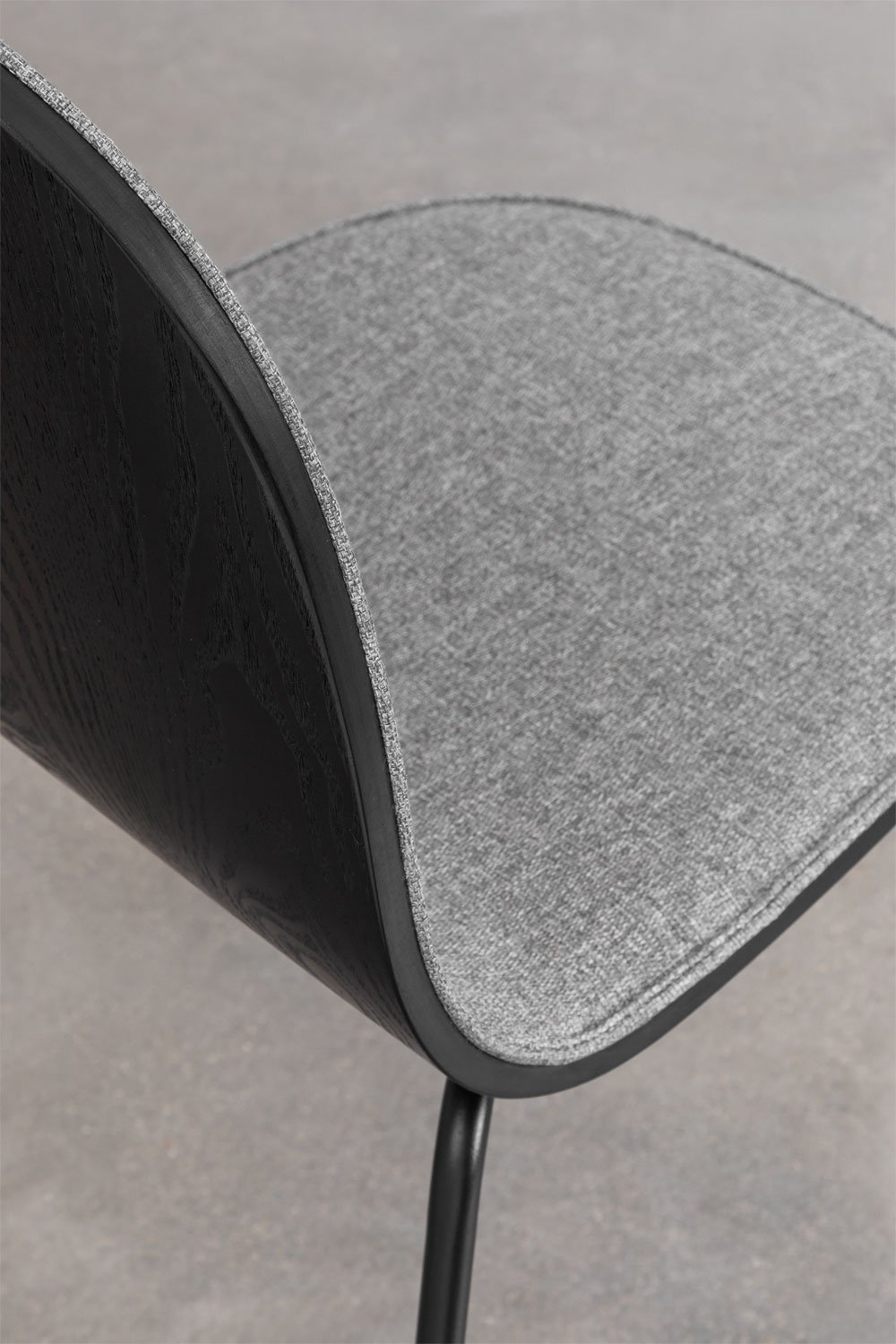 Silla de comedor en tela y acero Maeve, imagen de galer&iacute;a 7