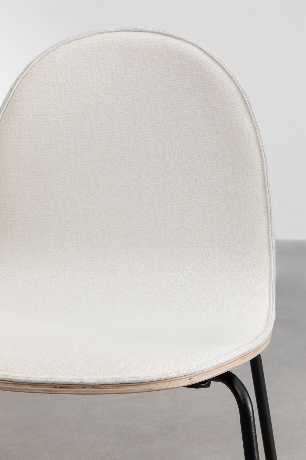 Silla de comedor en tela y acero Maeve, imagen de galería 6