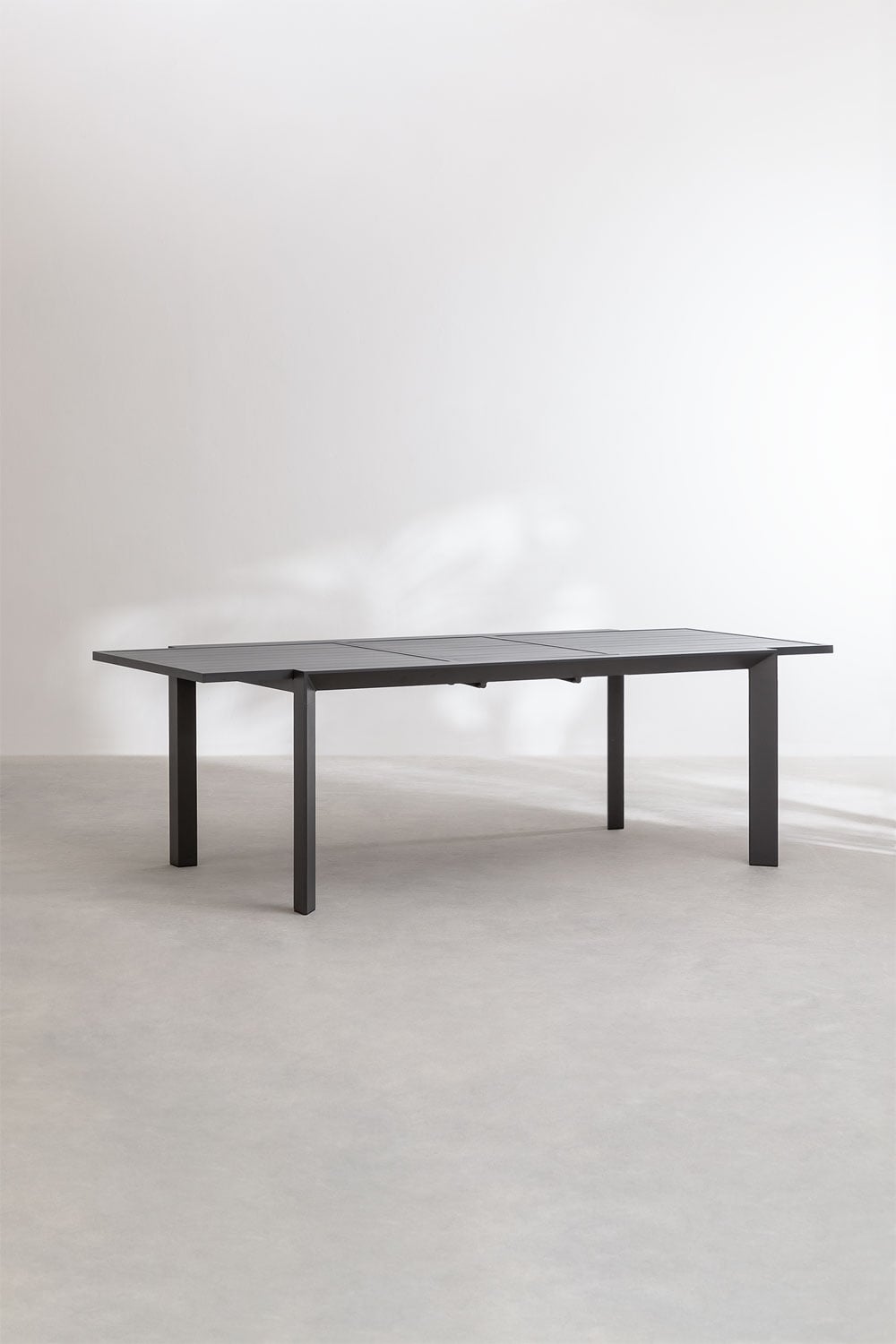 Set de mesa rectangular 180x240-100 cm extensible Starmi y 6 sillas de jardín apilables en aluminio Archer, imagen de galer&iacute;a 4