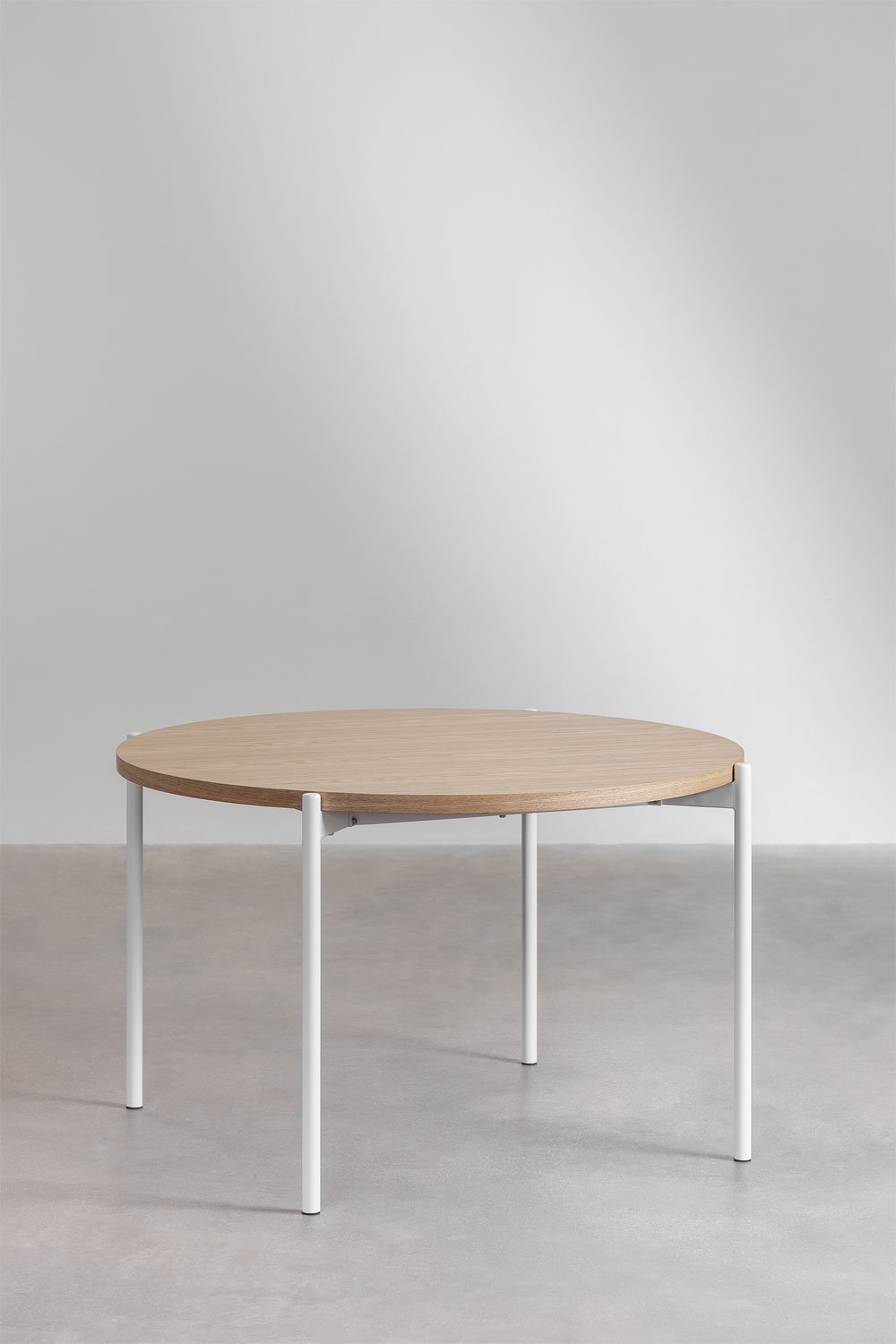 Mesa de Comedor Redonda en Madera y Metal (Ø120 cm) Galite, imagen de galería 2