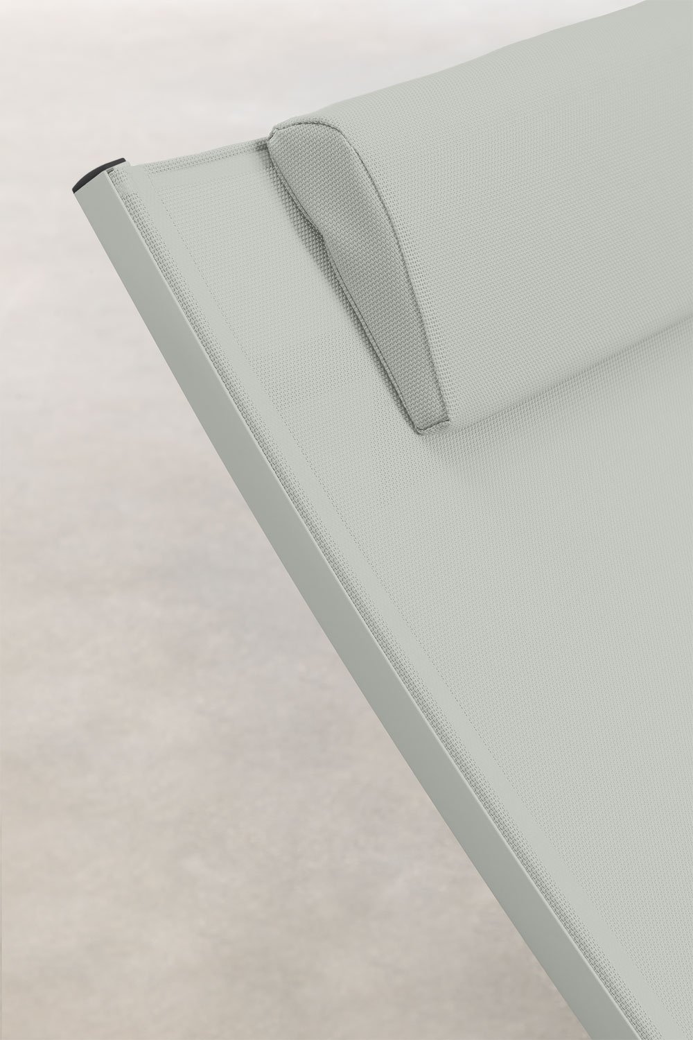 Tumbona reclinable en aluminio con cojín Dulem , imagen de galería 5