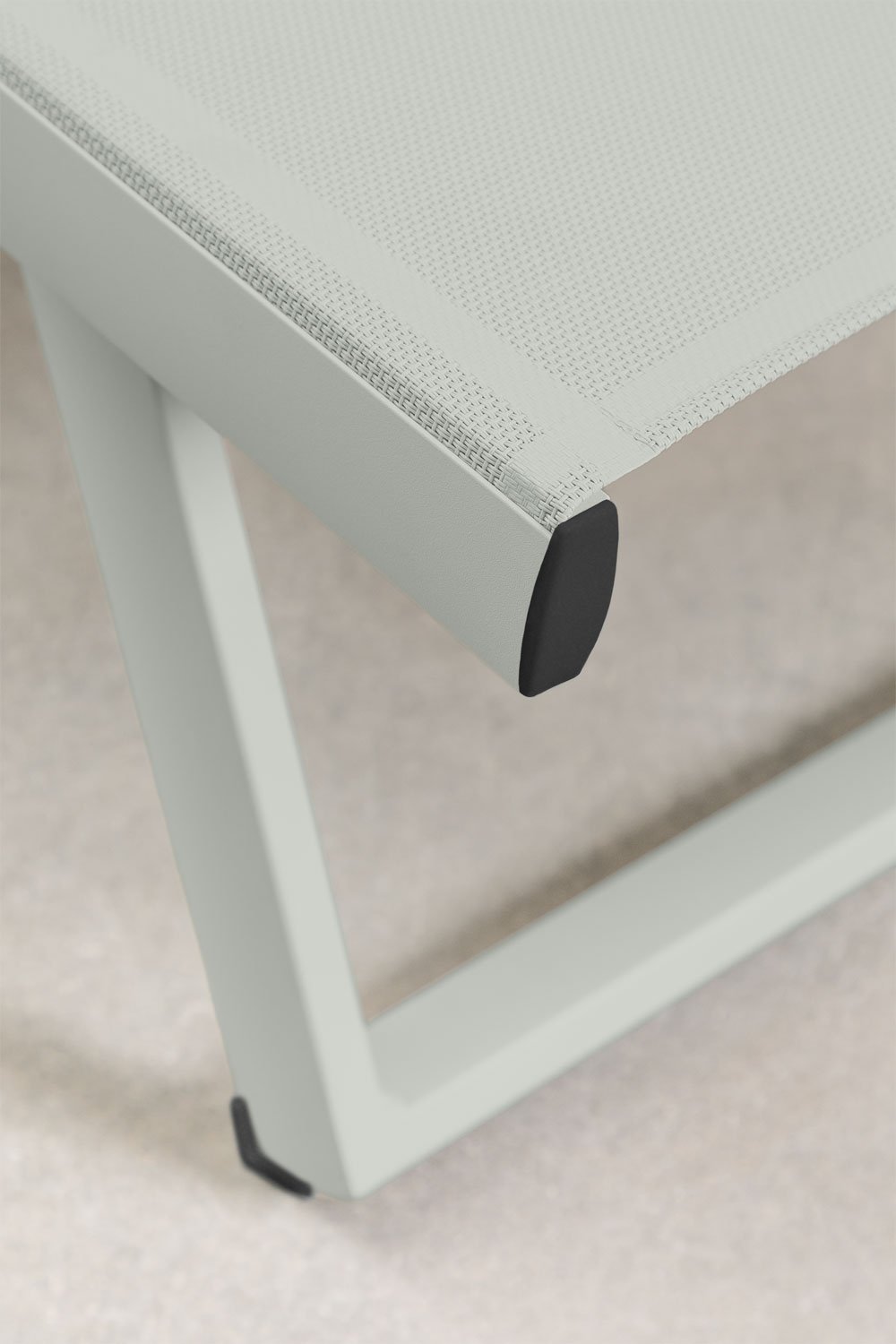 Tumbona reclinable en aluminio con cojín Dulem , imagen de galería 6