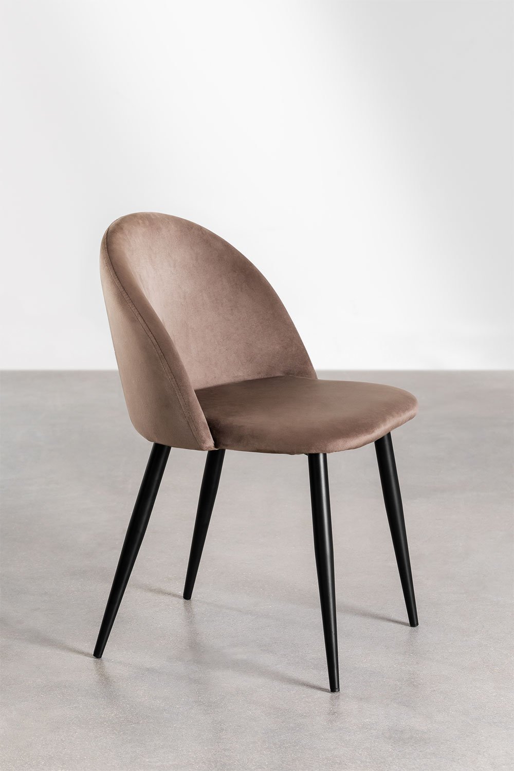 Silla de comedor en terciopelo Kana   , imagen de galería 3