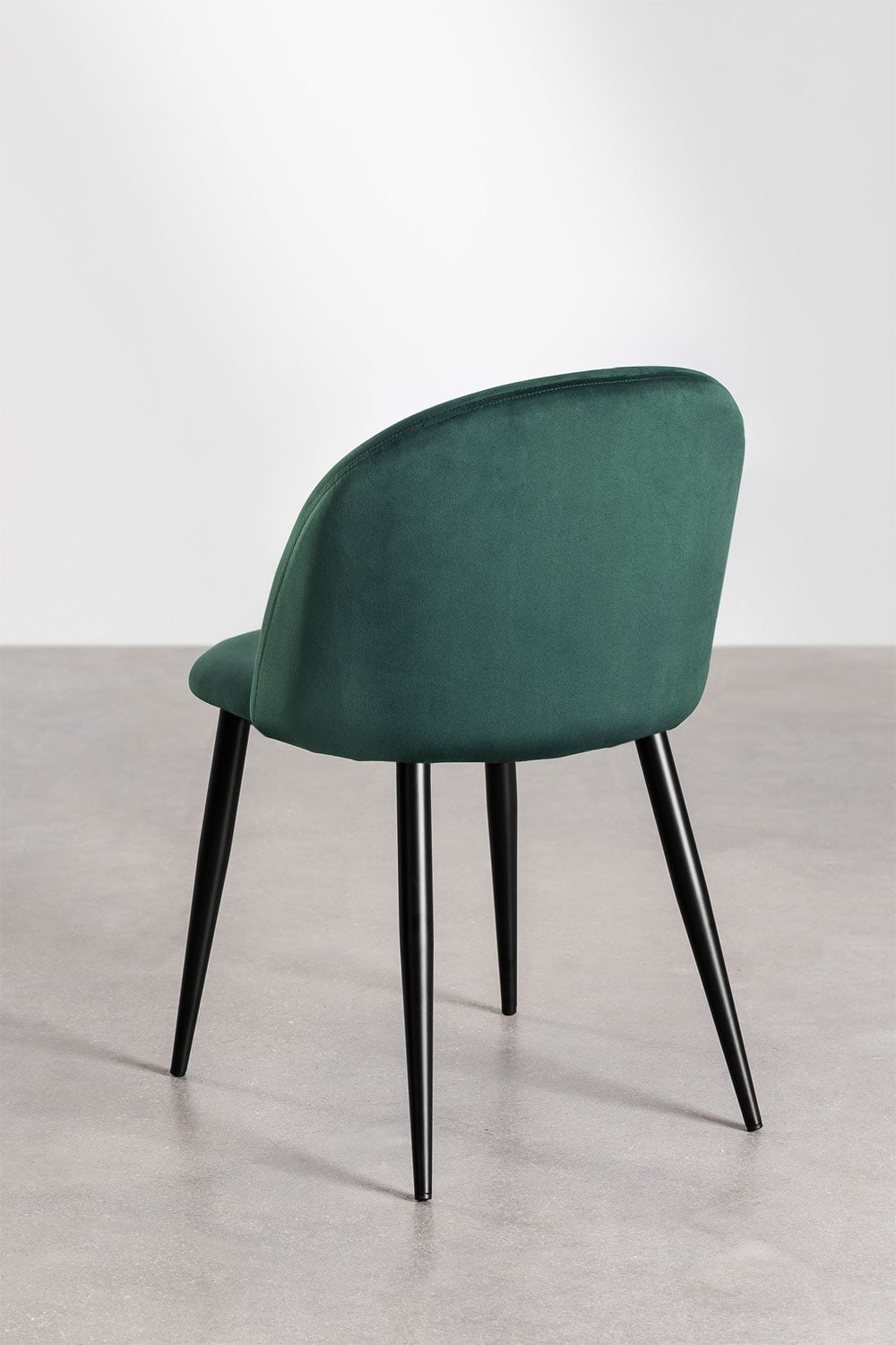 Pack de 4 sillas de comedor en terciopelo Kana   , imagen de galer&iacute;a 5
