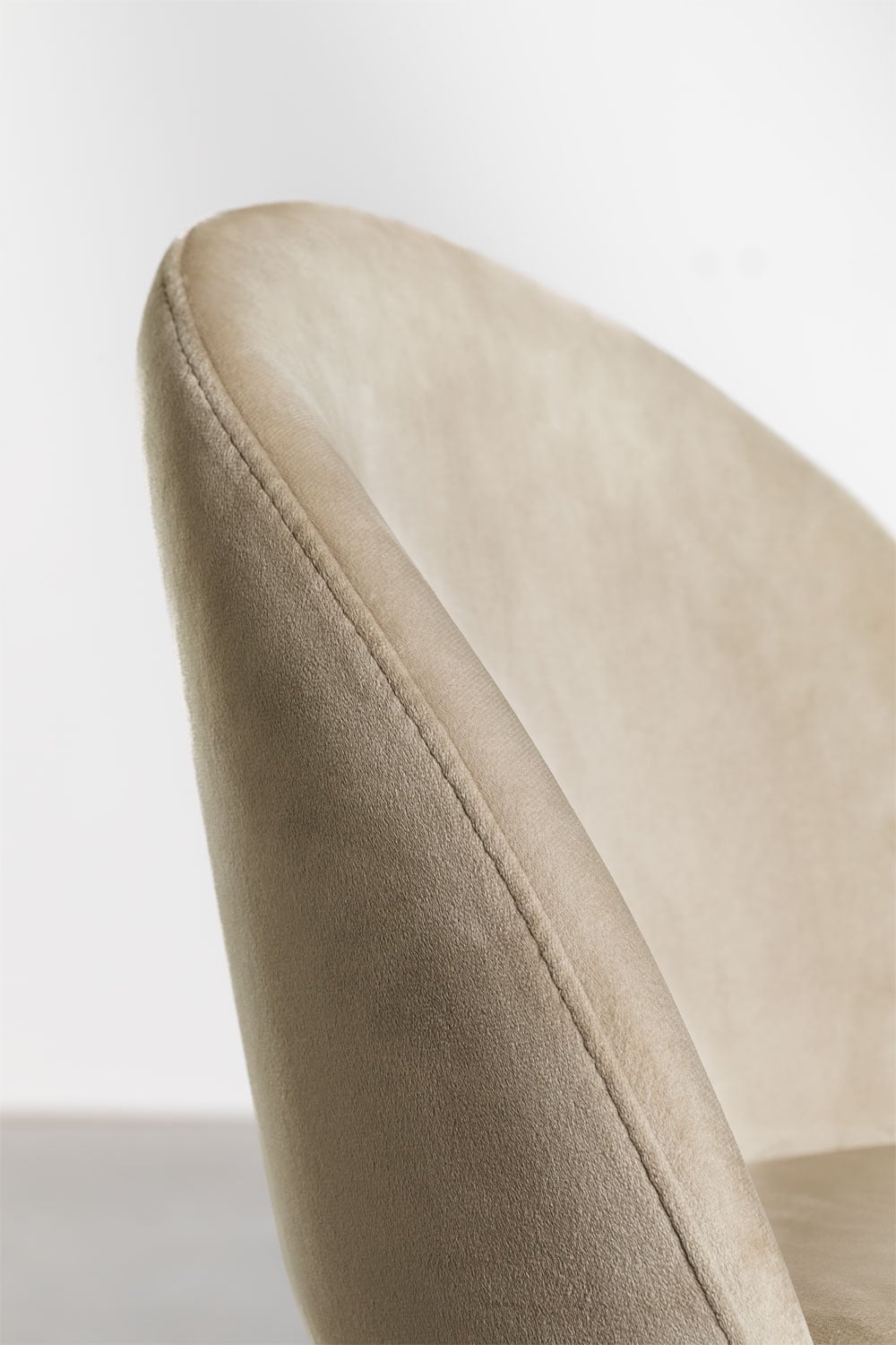 Pack de 4 sillas de comedor en terciopelo Kana   , imagen de galer&iacute;a 5