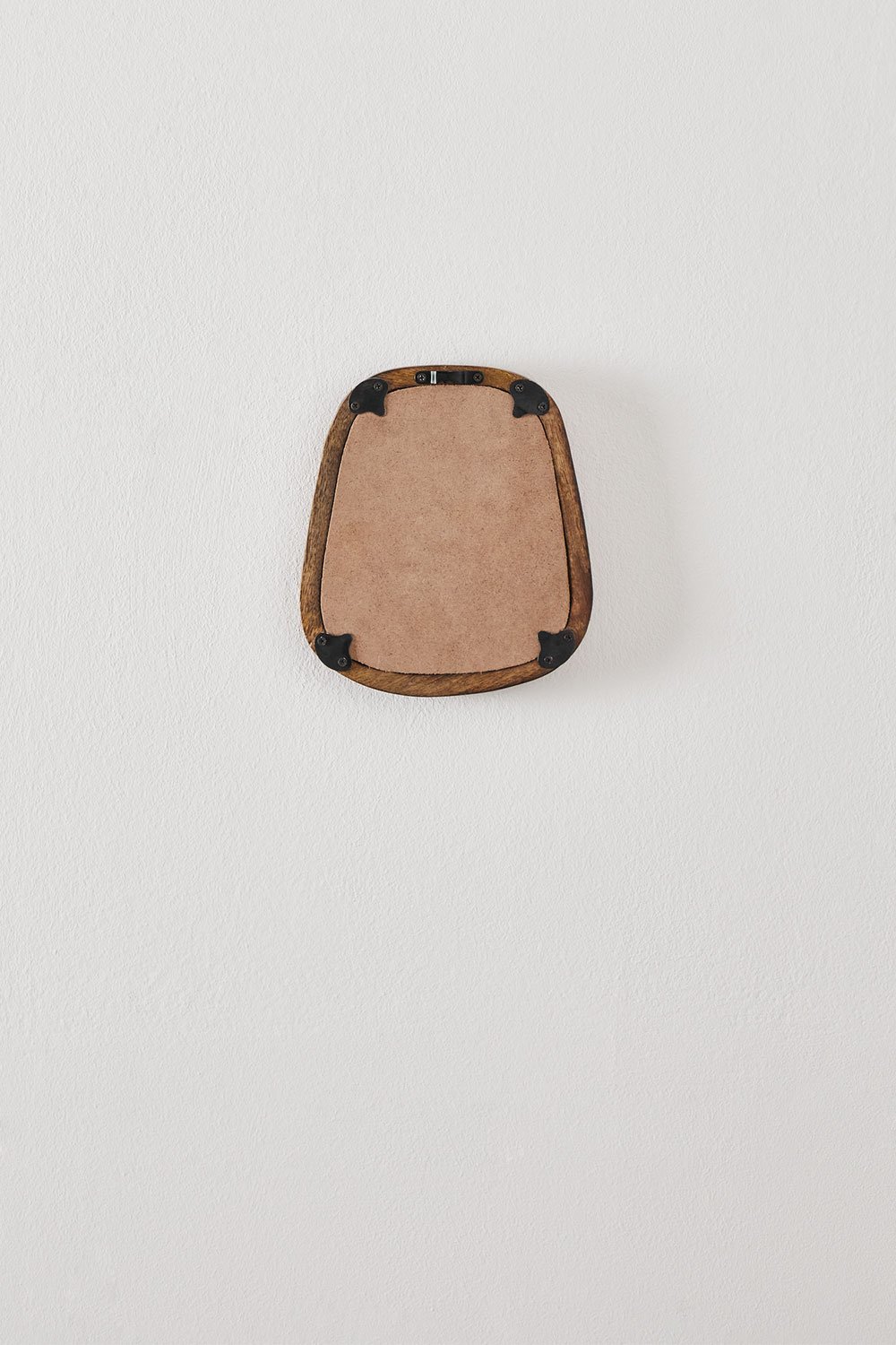 Espejo de pared rectangular en madera de mango 19x22 cm Gabael Design, imagen de galería 6