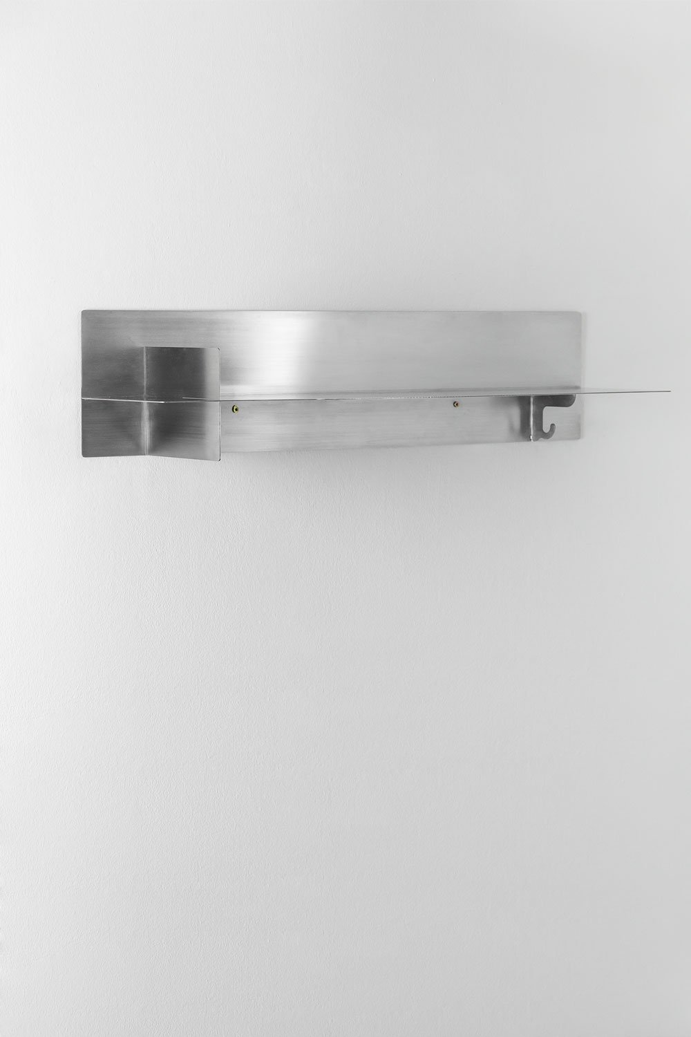Estante de pared en acero inoxidable Nolvia, imagen de galería 3