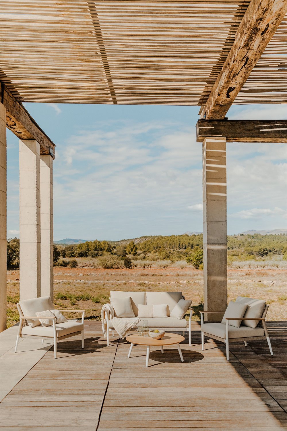 Set de Jardín en Madera de Teca y Aluminio Salbury       , imagen de galería 1