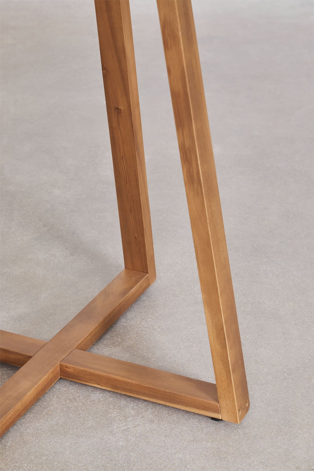 Mesa alta de jardín redonda Ø70 cm en madera de acacia Magda, imagen de galería 4