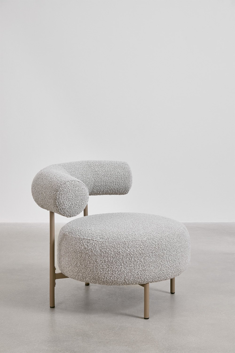 Pack de 2 sillones en tela bouclé Arieta  , imagen de galería 5