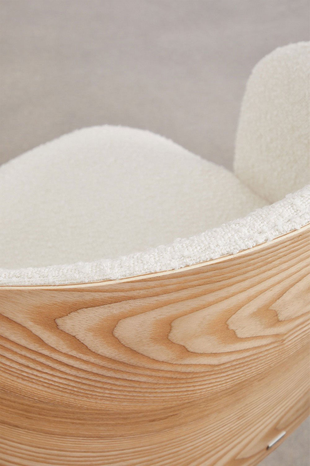 Silla de comedor en madera tapizada Amieva , imagen de galería 7