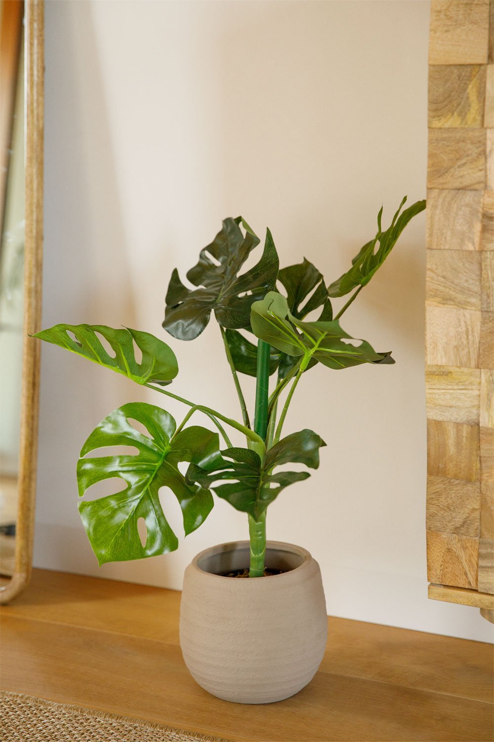 Planta Artificial Decorativa Monstera 70 cm  , imagen de galería 1