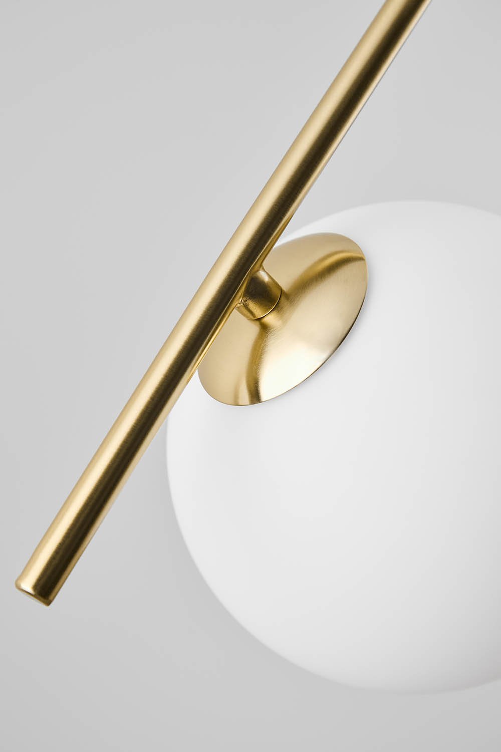 Lámpara de techo para baño en acero inoxidable con bola de cristal Linorayle, imagen de galería 4