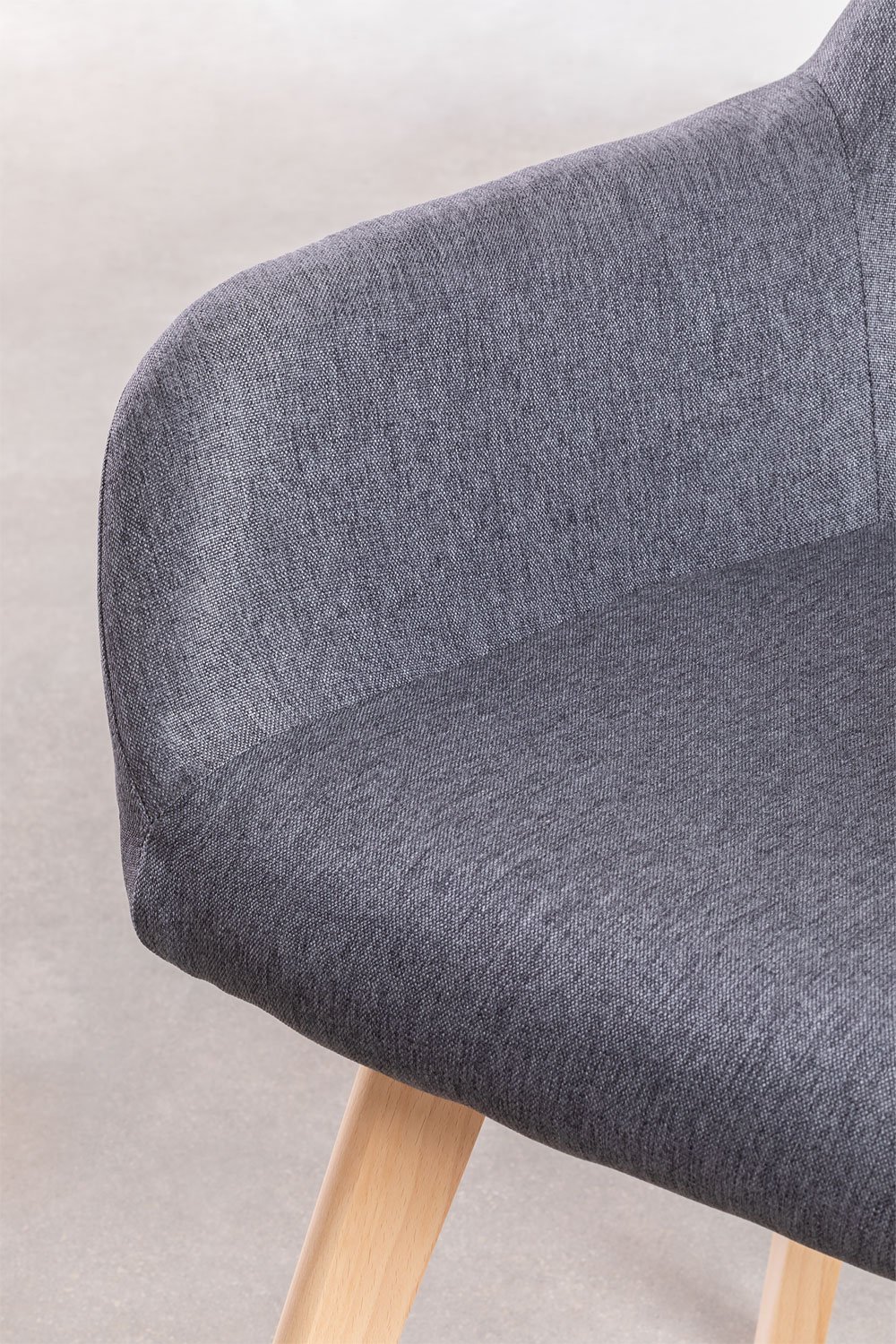 Pack de 4 sillas de comedor con reposabrazos Ervi, imagen de galería 6