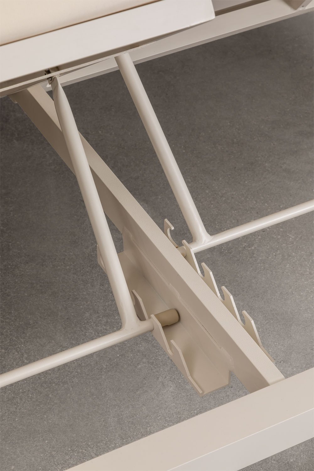 Cama balinesa reclinable en aluminio y tela Nasau, imagen de galería 8