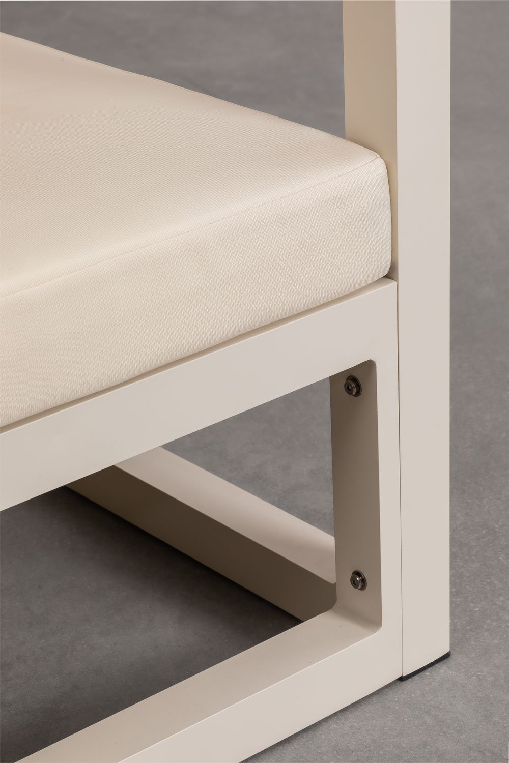 Cama balinesa reclinable en aluminio y tela Nasau, imagen de galería 12