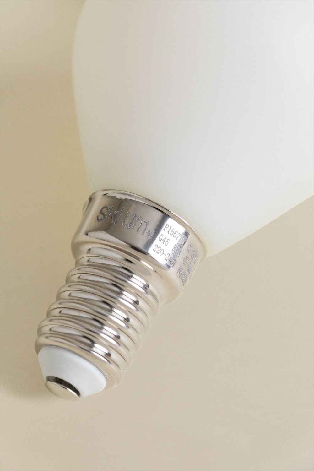 Bombilla LED E14 G45 6W Opal, imagen de galería 2