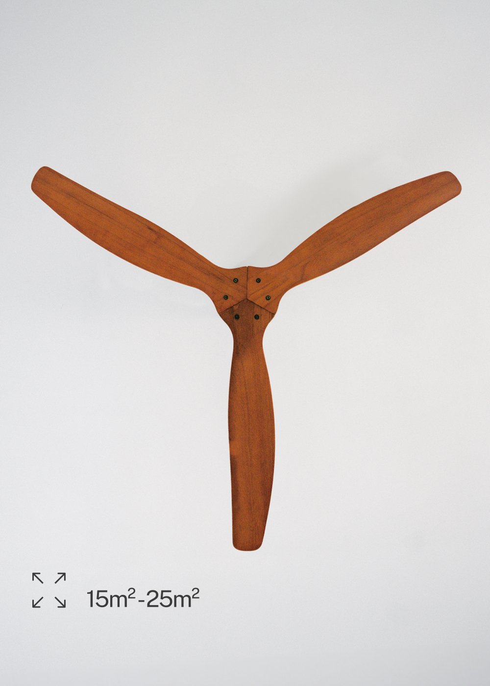 CREATE - WIND CALM - Ventilador de techo 40W silencioso Ø132 cm 100% madera, imagen de galería 5