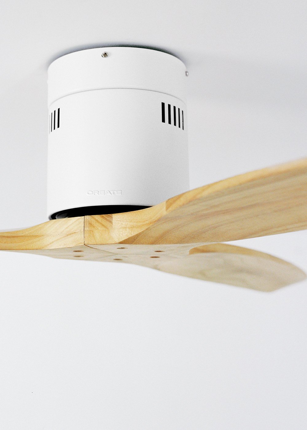 CREATE - WIND CALM - Ventilador de techo 40W silencioso Ø132 cm 100% madera, imagen de galería 6
