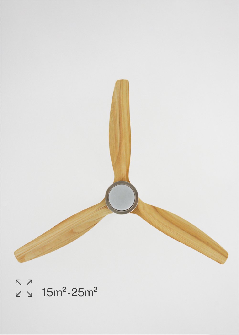CREATE - WIND STYLANCE - Ventilador de techo 40W silencioso Ø132 cm 100% madera, imagen de galer&iacute;a 5
