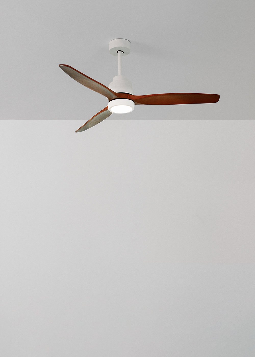 CREATE - WIND STYLANCE - Ventilador de techo 40W silencioso Ø132 cm 100% madera, imagen de galería 2