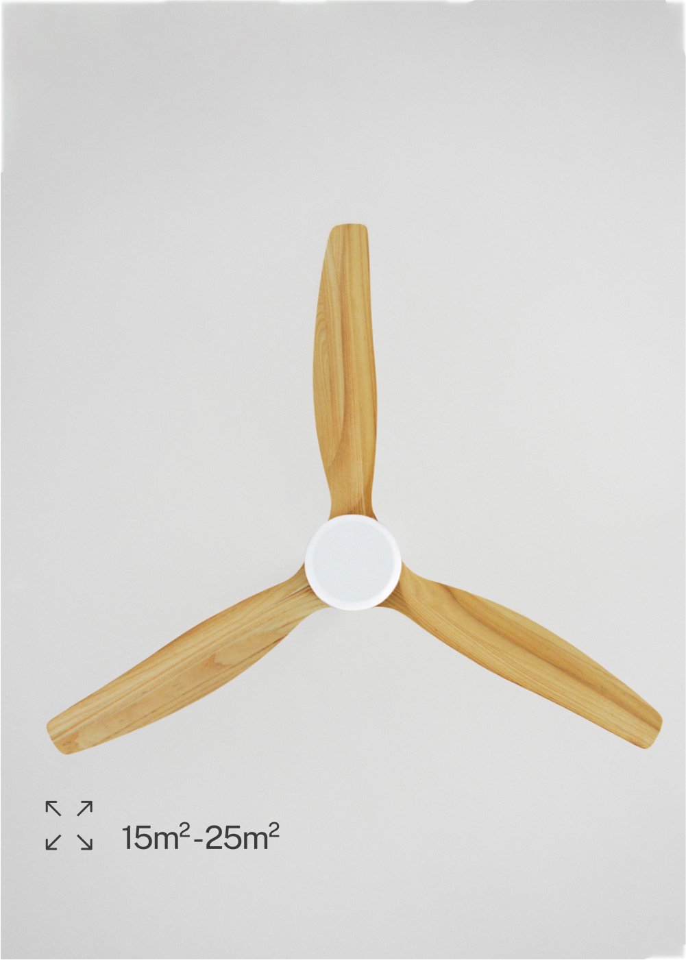 CREATE - WIND STYLANCE - Ventilador de techo 40W silencioso Ø132 cm 100% madera, imagen de galer&iacute;a 5