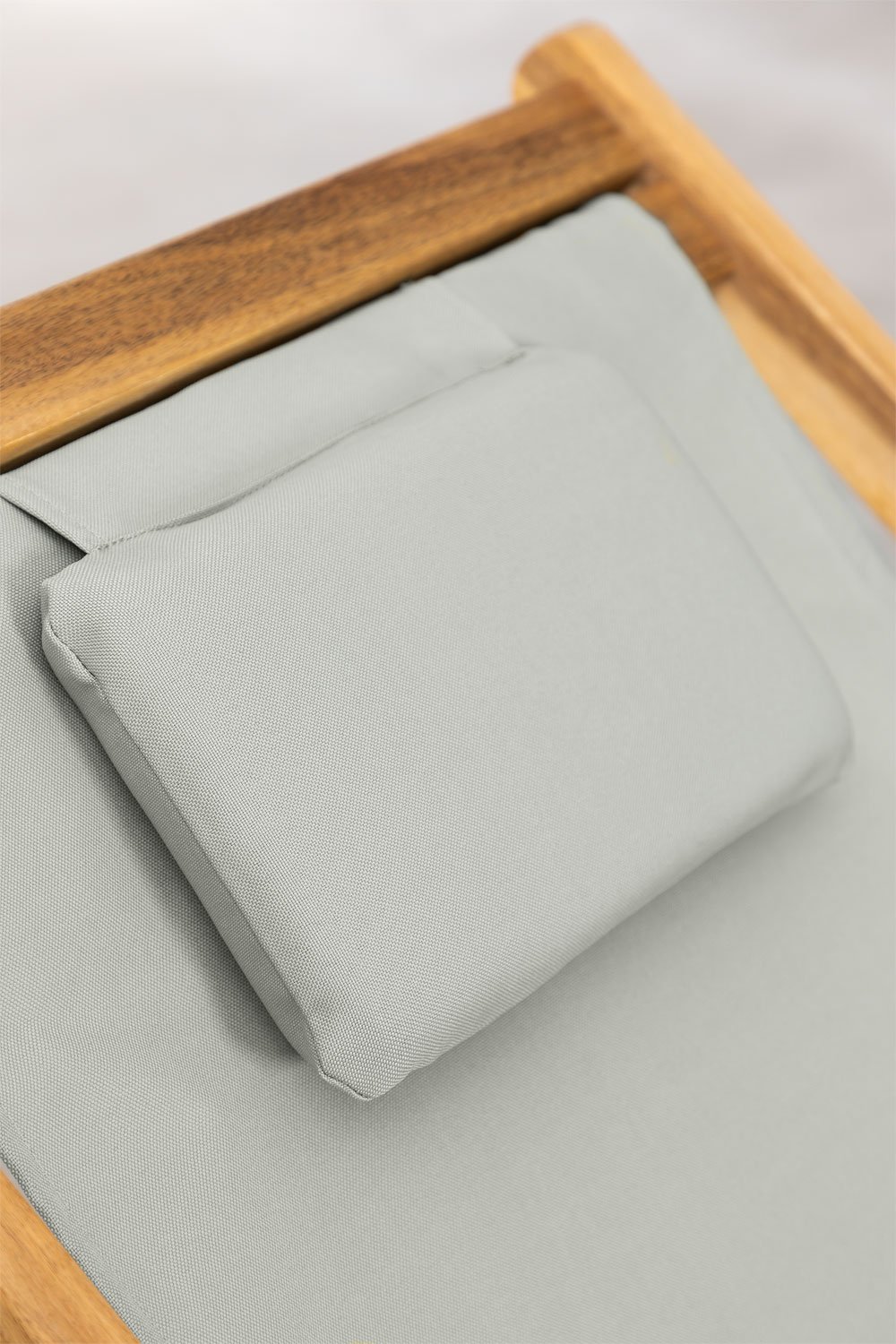 Hamaca plegable con cojín en madera Kardis , imagen de galería 5