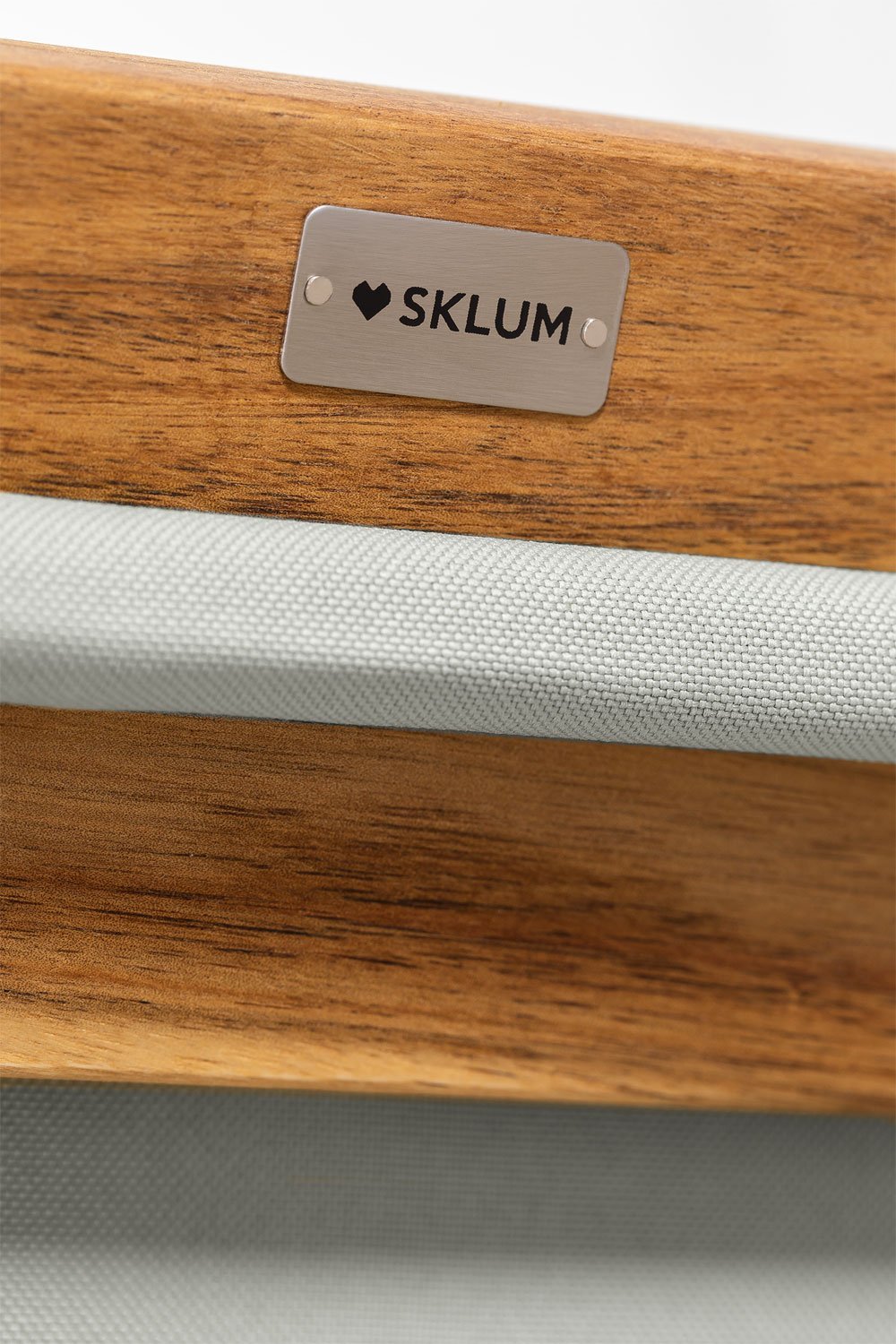 Hamaca plegable con cojín en madera Kardis , imagen de galería 7