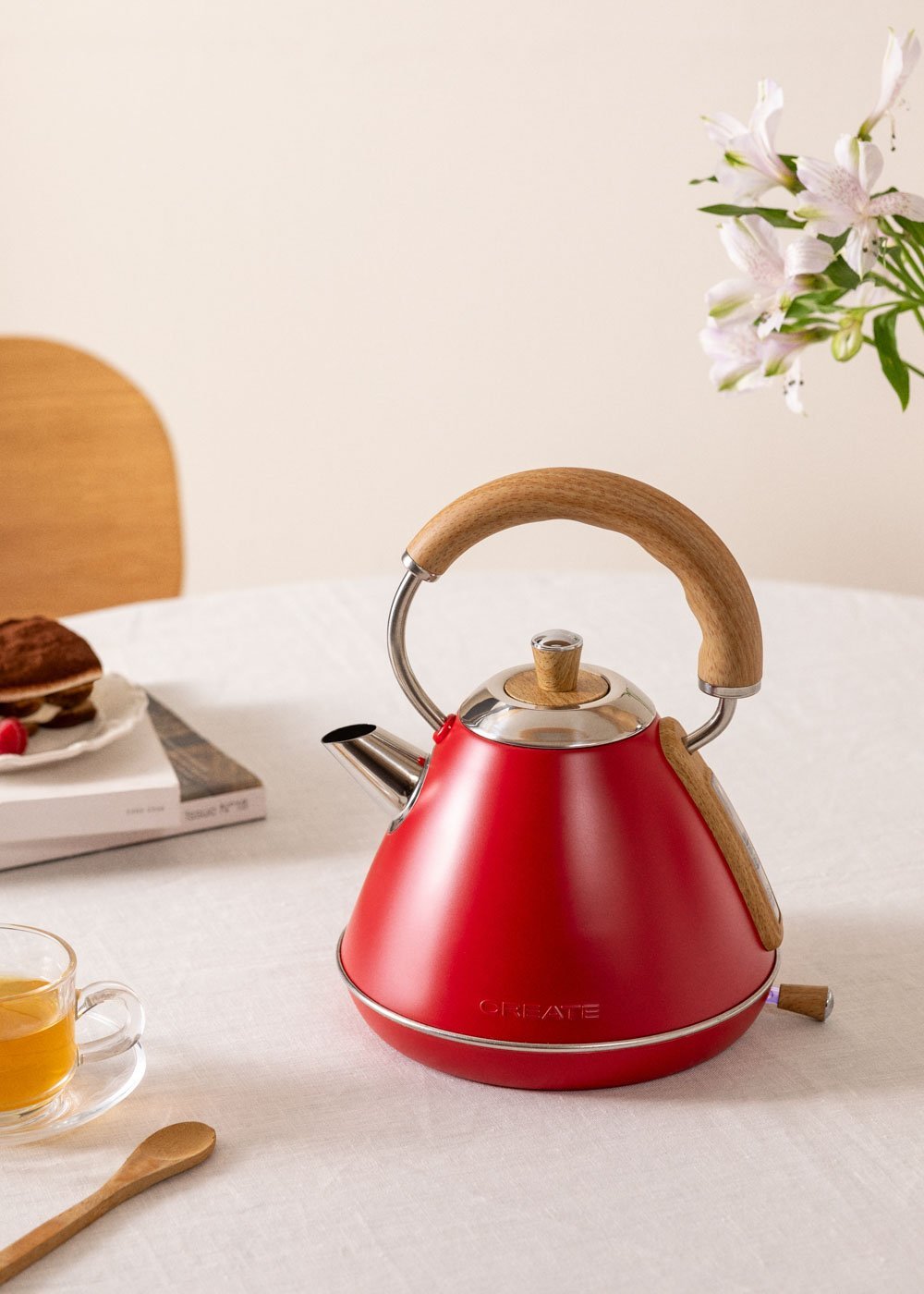 CREATE - KETTLE RETRO - Hervidor de agua eléctrico, imagen de galería 1