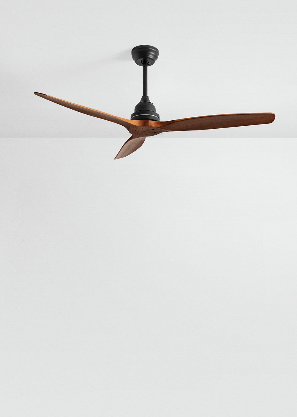 CREATE - WIND WOOD - Ventilador de techo 75W silencioso Ø132 cm 100% madera, imagen de galería 2