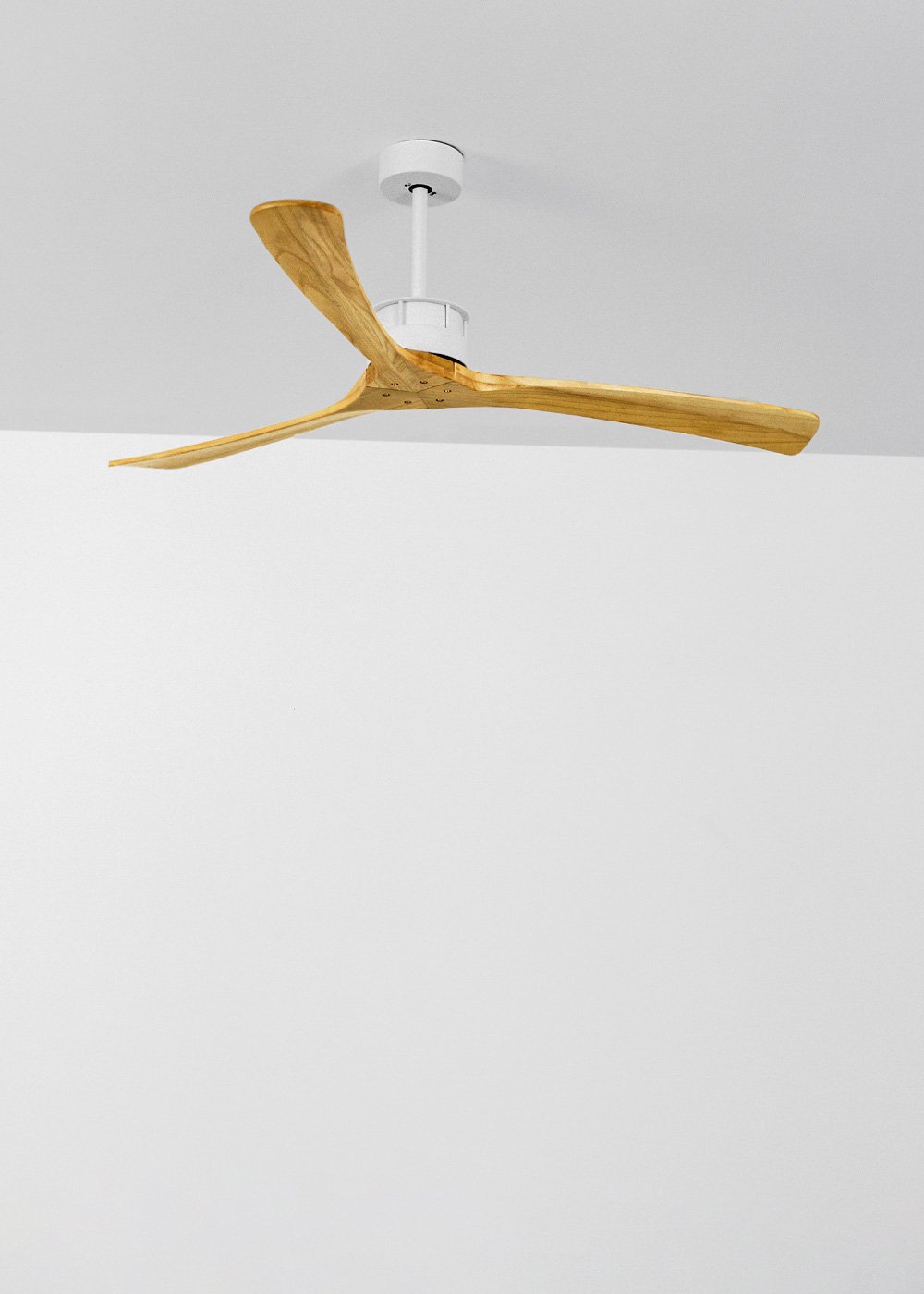 CREATE - WIND LARGE - Ventilador de techo 40W silencioso XL Ø152 cm 100% madera, imagen de galería 2