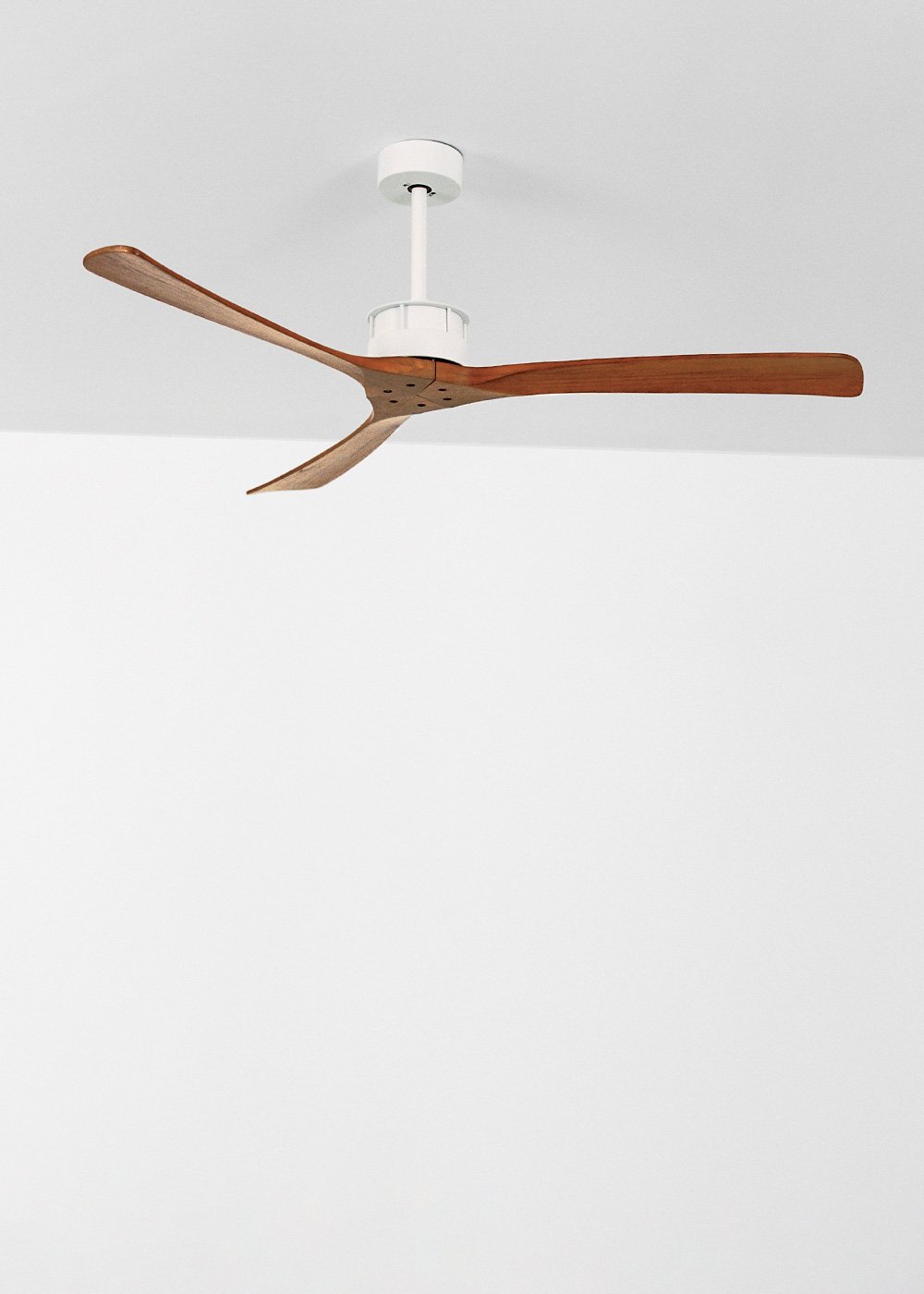 CREATE - WIND LARGE - Ventilador de techo 40W silencioso XL Ø152 cm 100% madera, imagen de galería 2