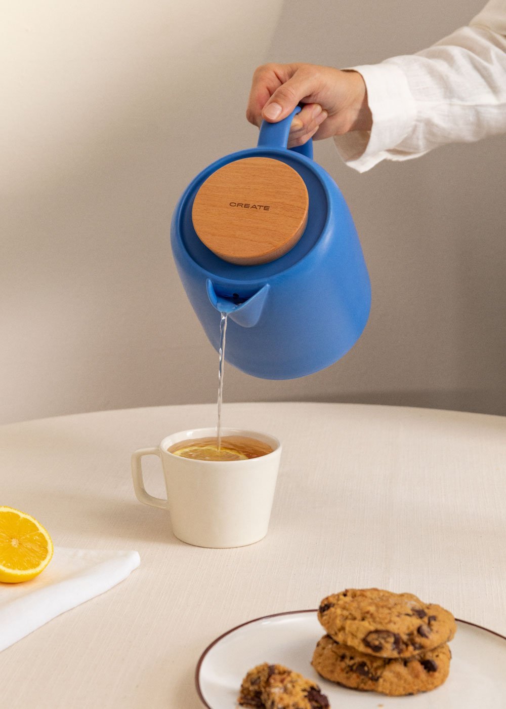 CREATE - KETTLE CERAMIC - Hervidor de agua eléctrico de cerámica 1 L, imagen de galería 2