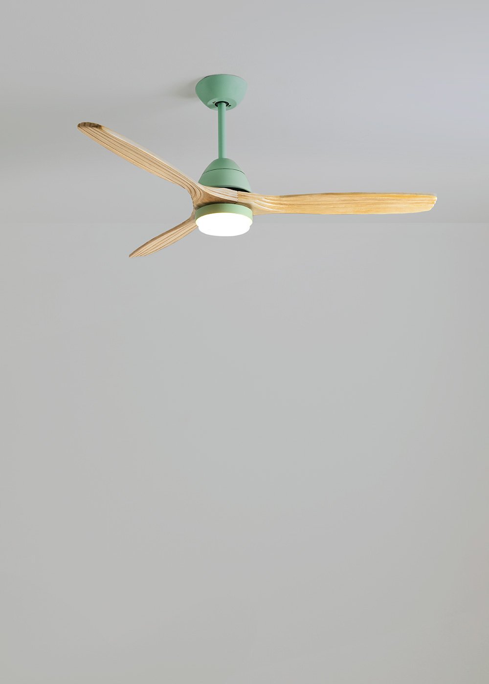 CREATE - WIND CUP - Ventilador de techo 40W silencioso Ø132 cm 100% madera, imagen de galería 2