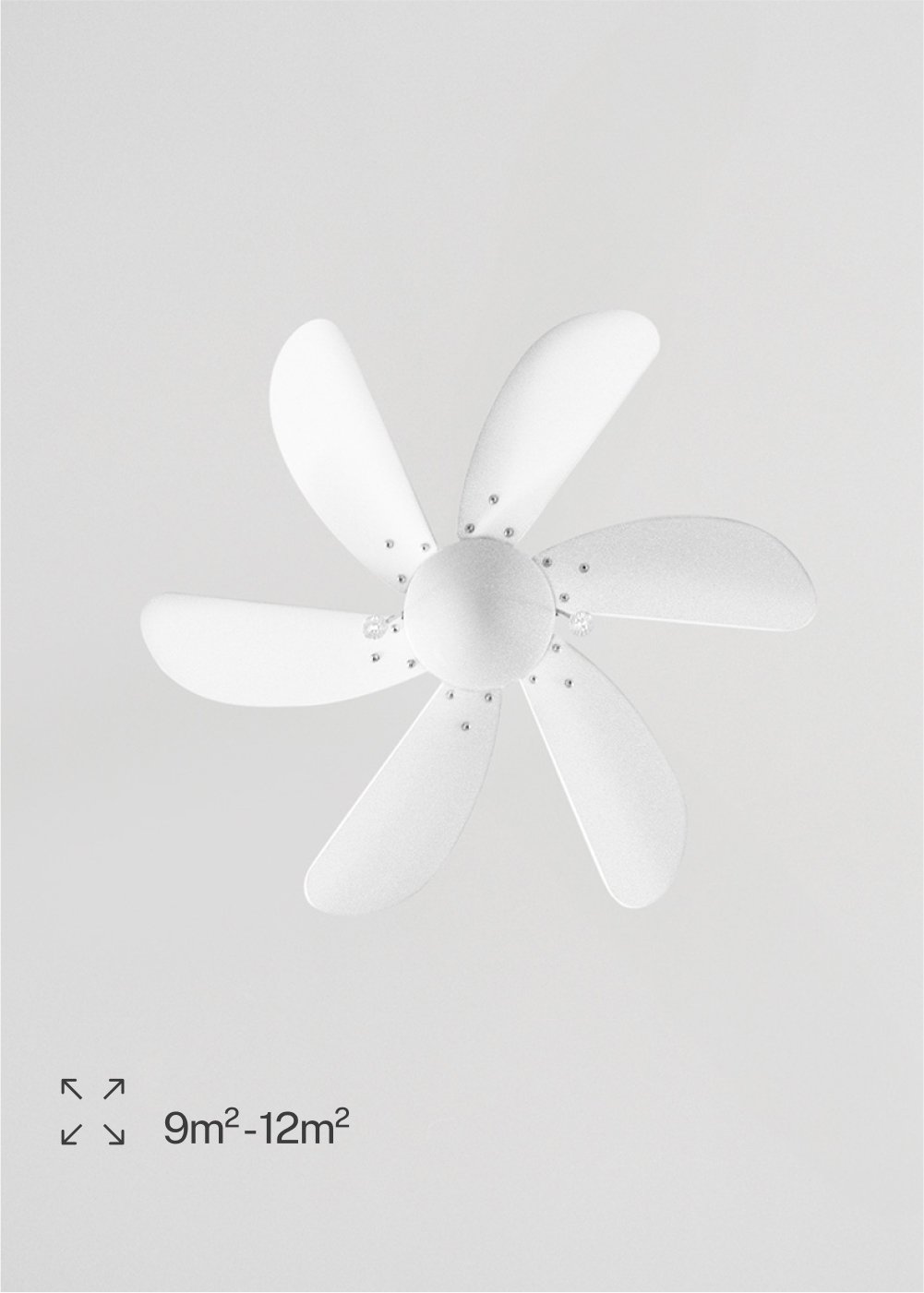 CREATE - WINDLIGHT EASY - Ventilador de techo 53W silencioso Ø86 cm, imagen de galería 6