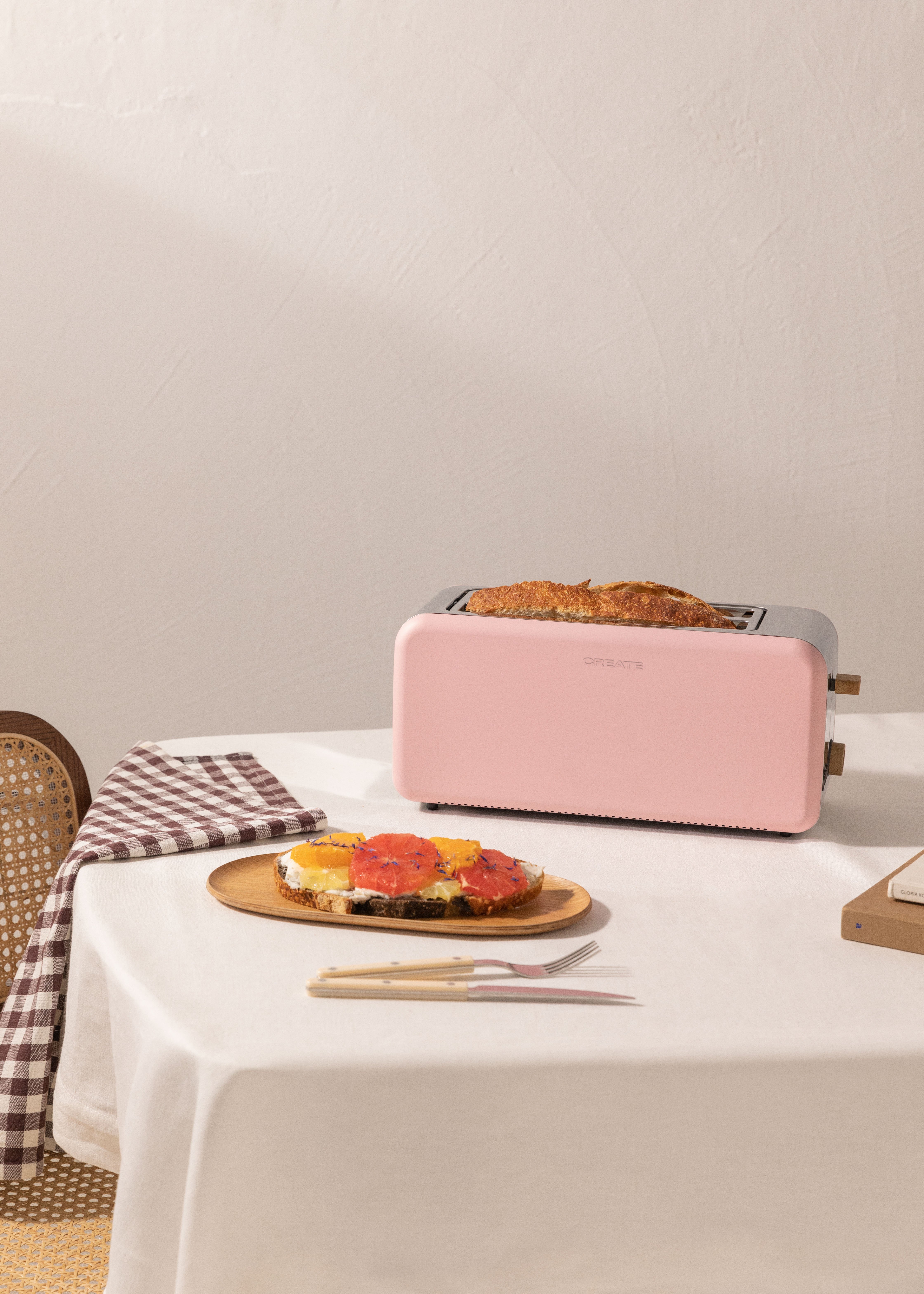 CREATE - TOAST RETRO - Tostadora para rebanadas anchas, imagen de galería 1