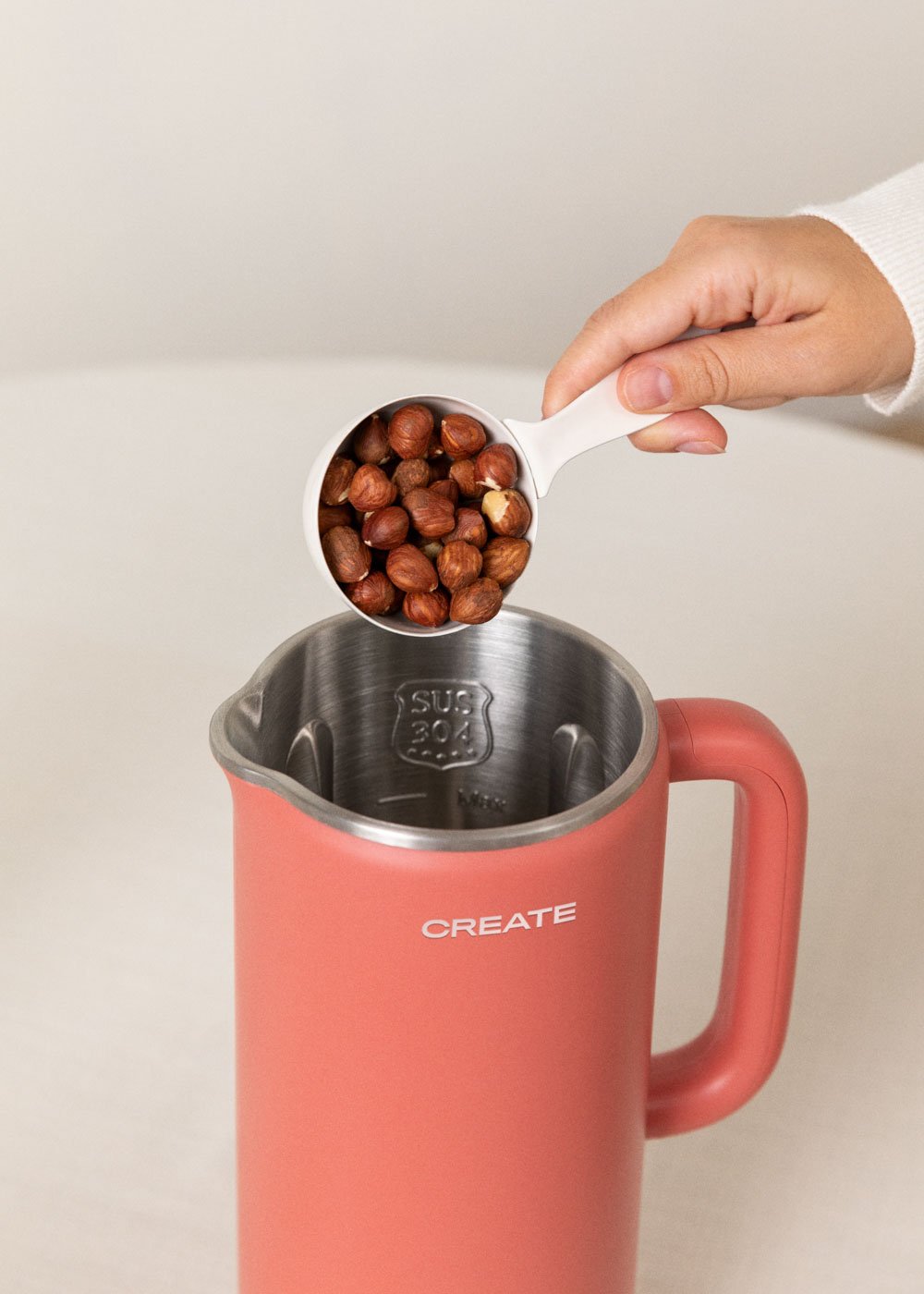 CREATE - VEGAN MILK MAKER STUDIO - Máquina multifunción de 850ml para leches vegetales, imagen de galería 2