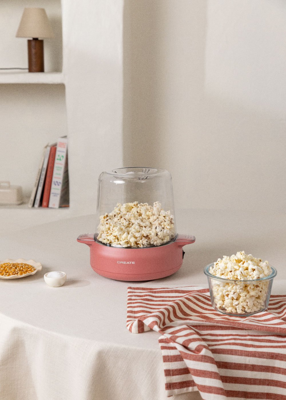 CREATE - POPCORN MAKER STUDIO - Máquina de palomitas con fundidor de mantequilla, imagen de galería 1