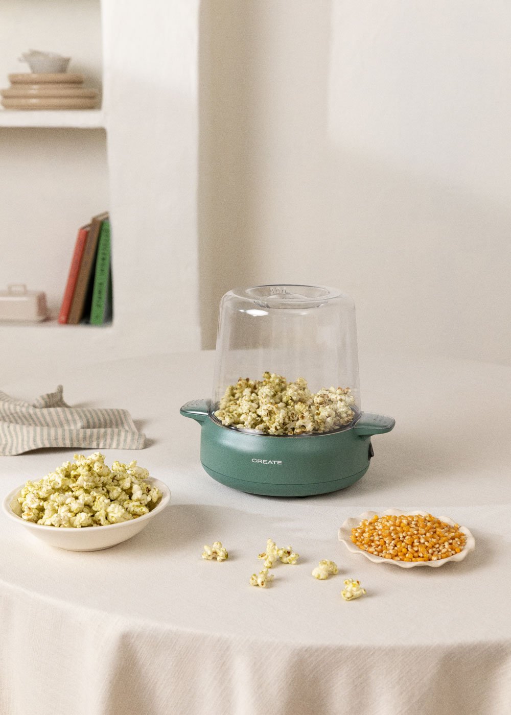 CREATE - POPCORN MAKER STUDIO - Máquina de palomitas con fundidor de mantequilla, imagen de galería 1