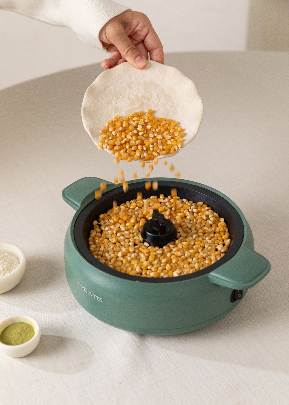 CREATE - POPCORN MAKER STUDIO - Máquina de palomitas con fundidor de mantequilla, imagen de galería 2