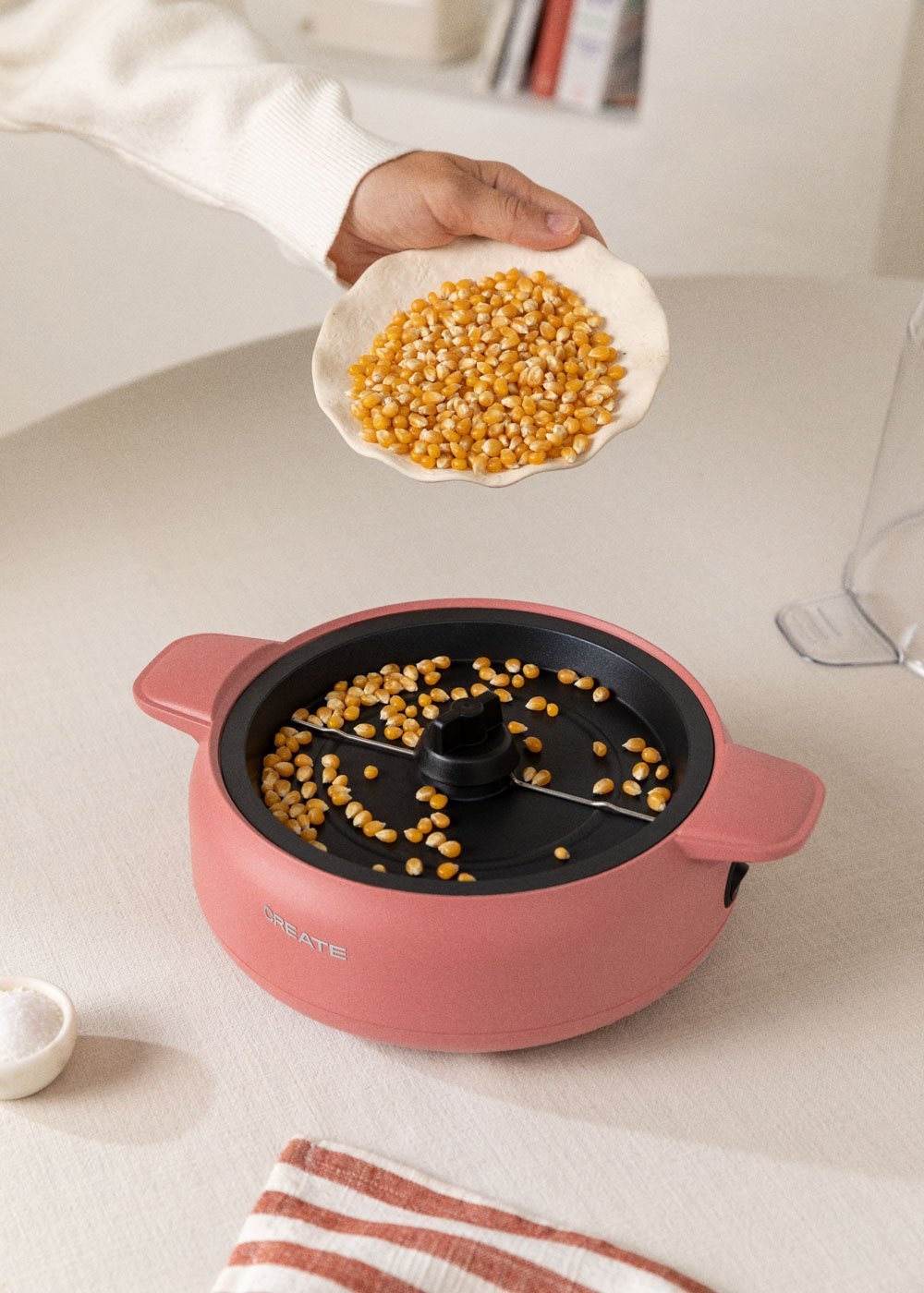 CREATE - POPCORN MAKER STUDIO - Máquina de palomitas con fundidor de mantequilla, imagen de galería 2