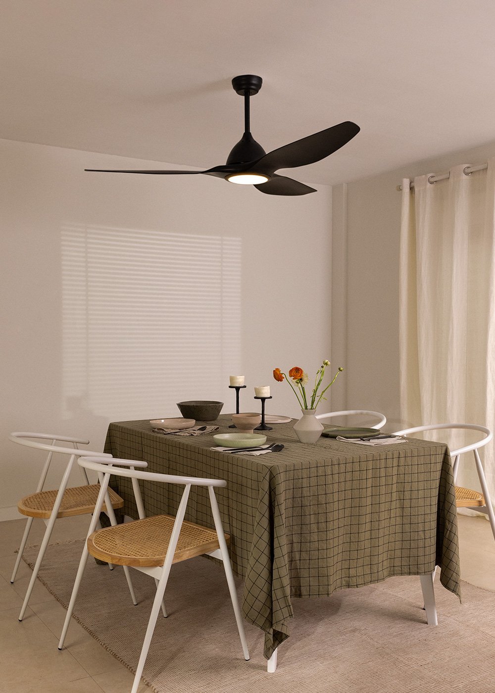 CREATE - WIND SAIL - Ventilador de techo 90W silencioso XL Ø163 cm , imagen de galería 1