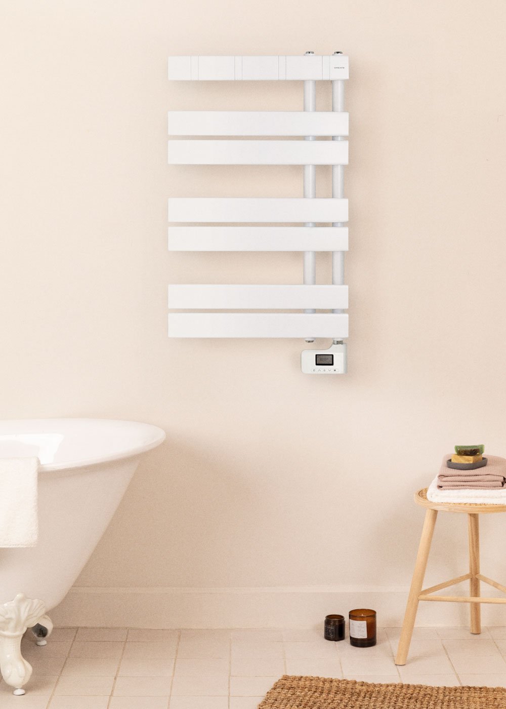 CREATE - WARM TOWEL MODERN - Toallero eléctrico de pared, imagen de galería 1