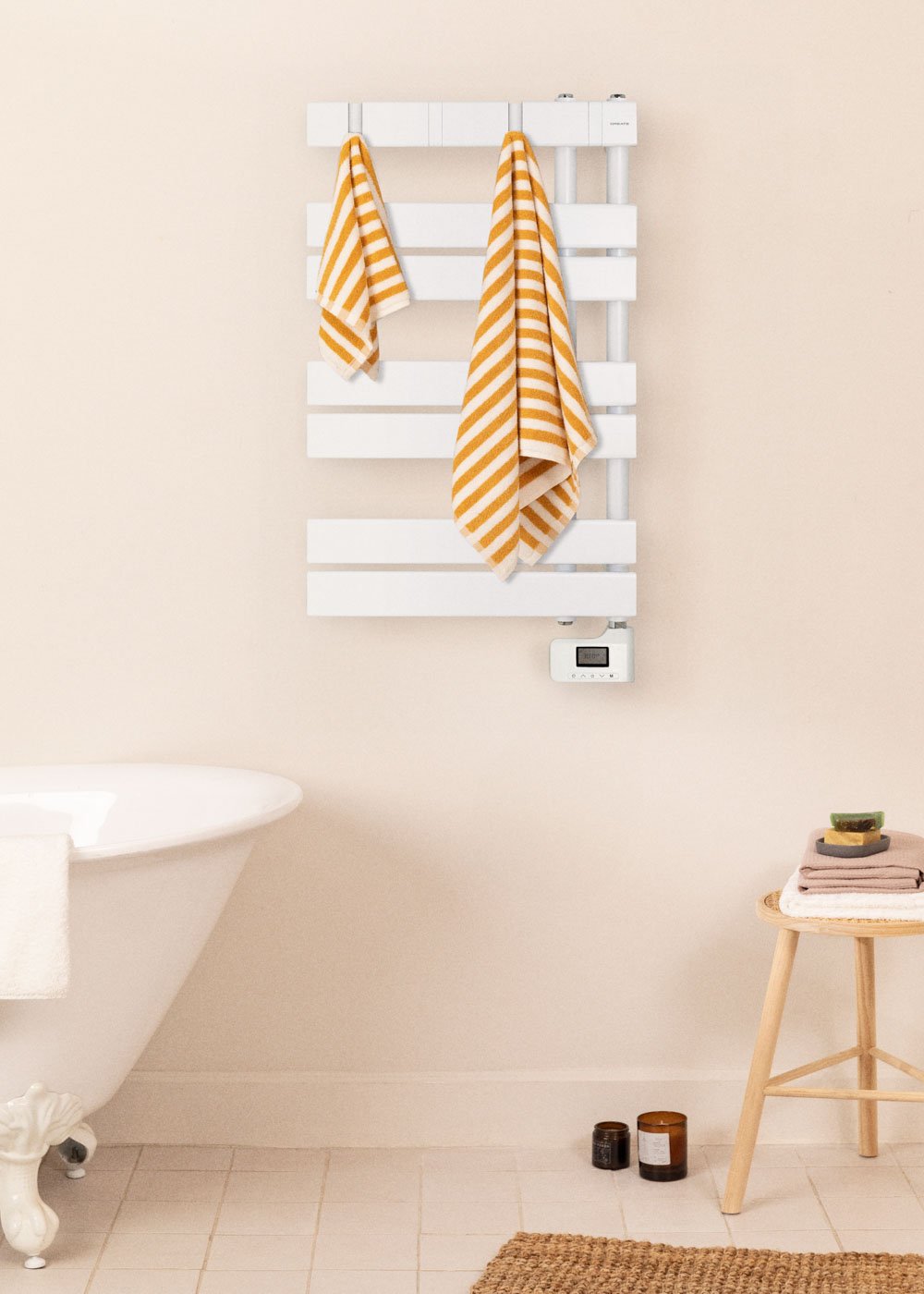 CREATE - WARM TOWEL MODERN - Toallero eléctrico de pared, imagen de galería 2