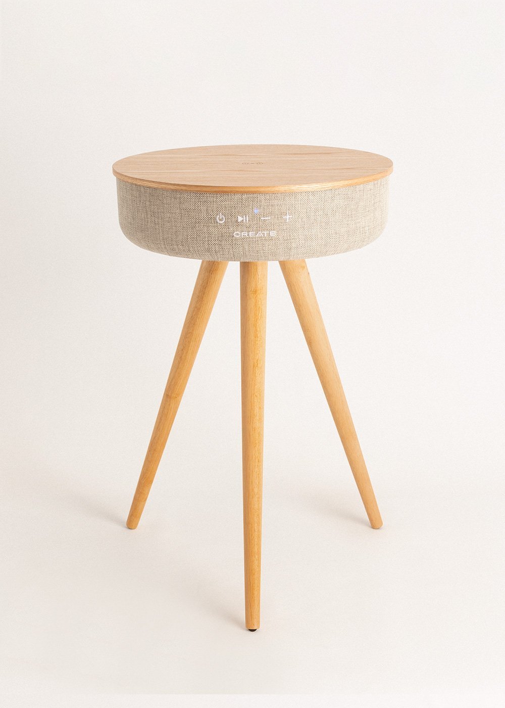 CREATE - SPEAKER TABLE 360 - Mesa altavoz con sonido omnidireccional 360º, bluetooth y carga inalámbrica, imagen de galería 5